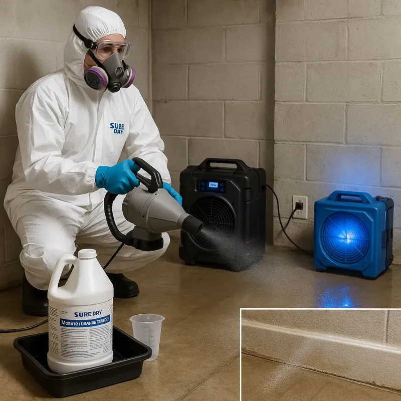 Sanitization and Odor Removal process in Newport Beach, CA