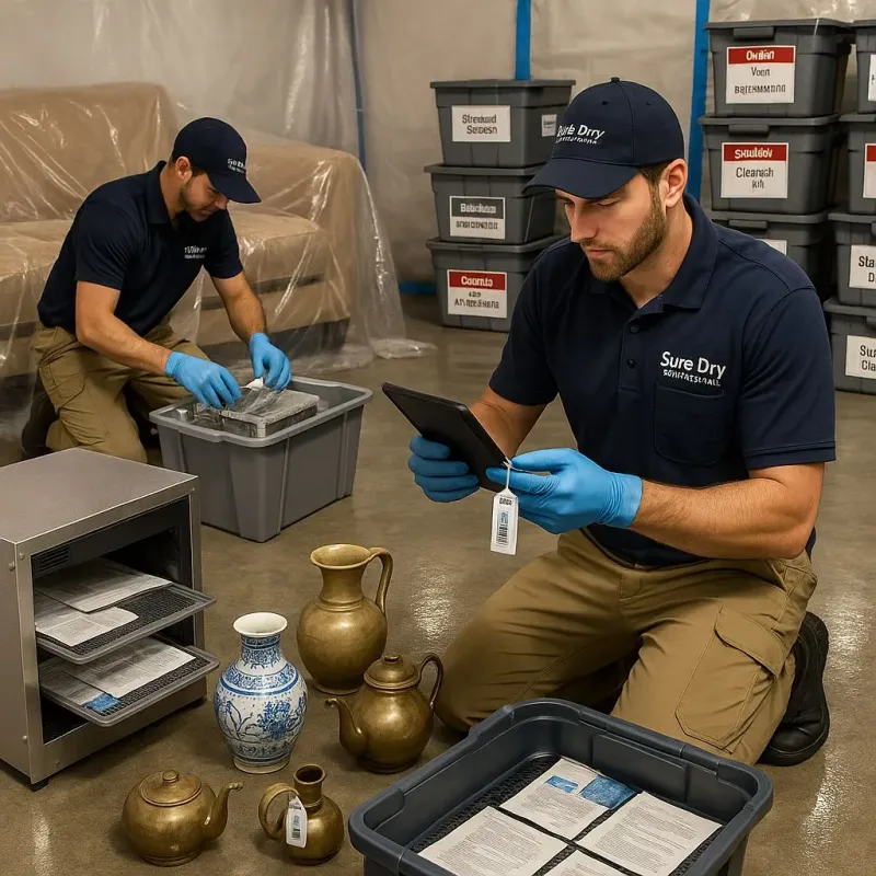 Content Protection and Restoration process in Newport Beach, CA